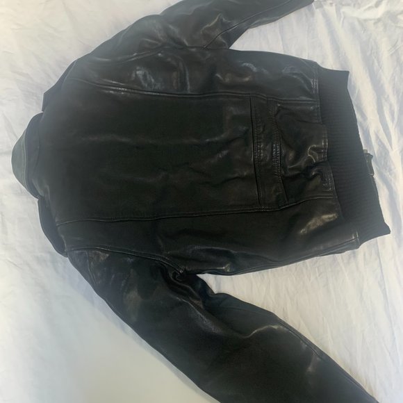 Zadig & Voltaire Luka Leather Fur Lined Jacket XS NWT - Picture 14 of 14